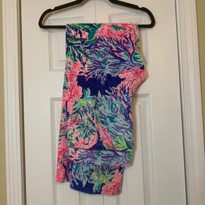 Lilly Pulitzer Jordynne Velour Pants XL